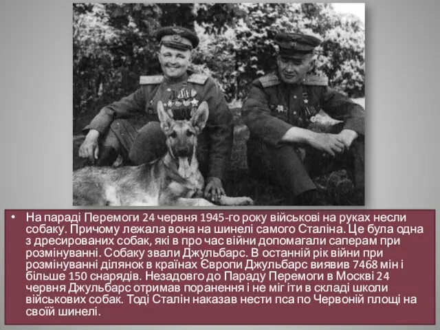 На параді Перемоги 24 червня 1945-го року військові на руках несли