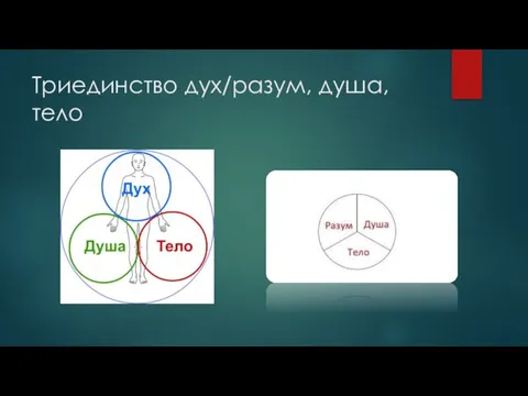 Триединство дух/разум, душа, тело