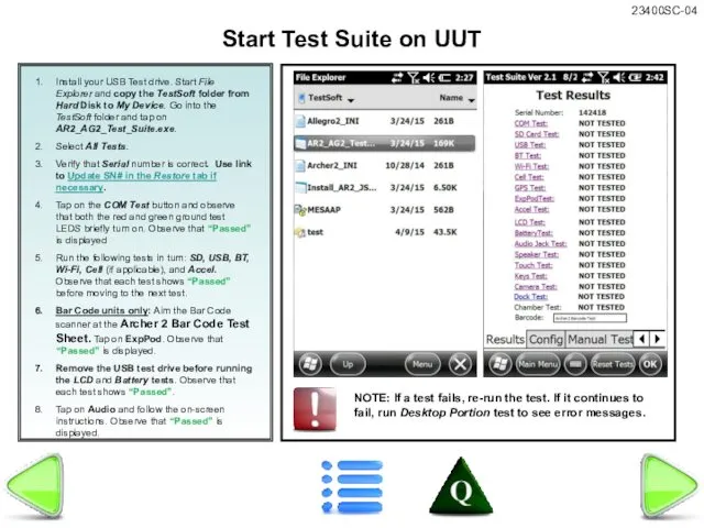 Install your USB Test drive. Start File Explorer and copy the