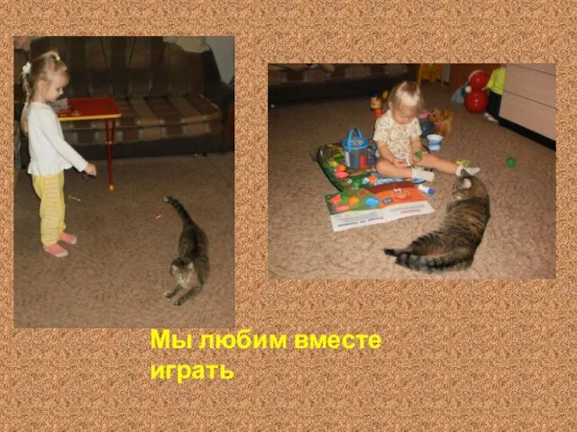 Мы любим вместе играть