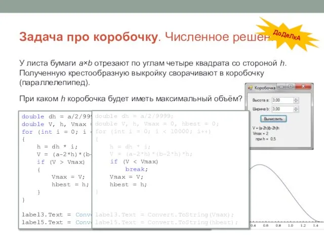 У листа бумаги a×b отрезают по углам четыре квадрата со стороной