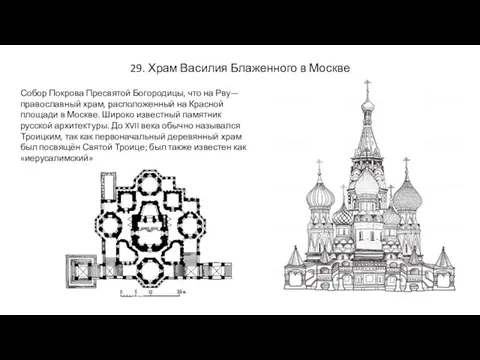 29. Храм Василия Блаженного в Москве Собор Покрова Пресвятой Богородицы, что