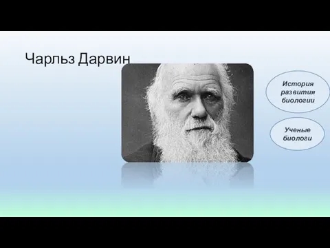 Чарльз Дарвин Ученые биологи История развития биологии