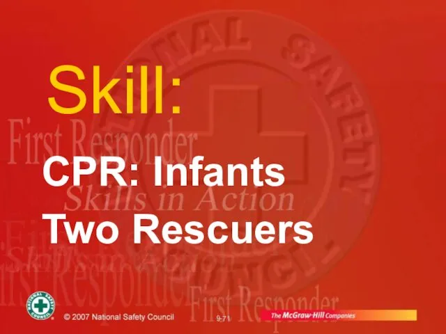 Skill: CPR: Infants Two Rescuers