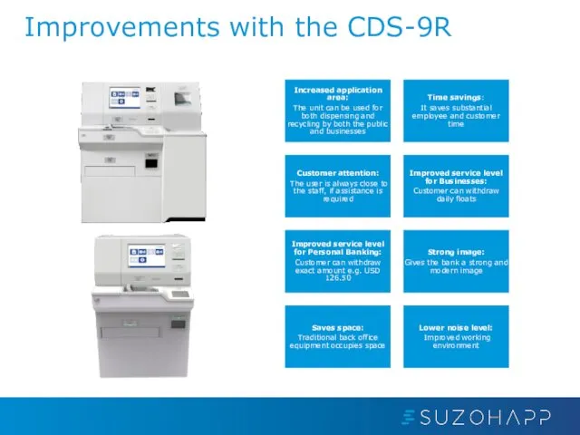 Improvements with the CDS-9R