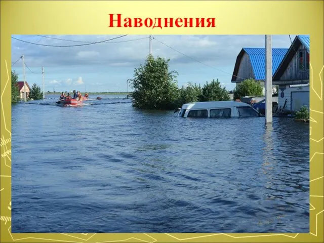 Наводнения подъем уровня воды в водоемах