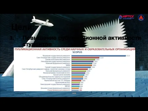 2к18 Цели: Повышение публикационной активности студентов