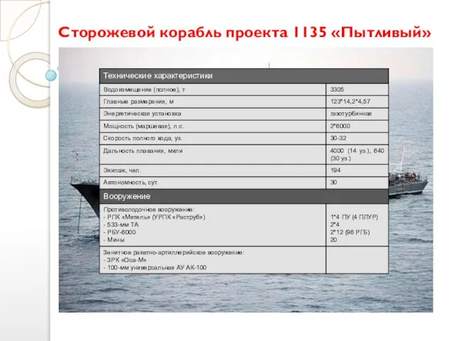 Сторожевой корабль проекта 1135 «Пытливый»