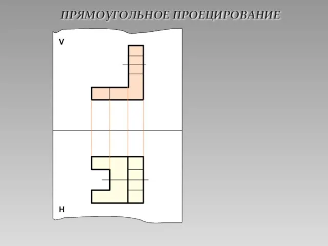 ПРЯМОУГОЛЬНОЕ ПРОЕЦИРОВАНИЕ V Н