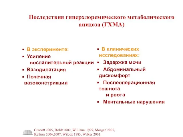 В эксперименте: Усиление воспалительной реакции Вазодилатация Почечная вазоконстрикция В клинических исследованиях: