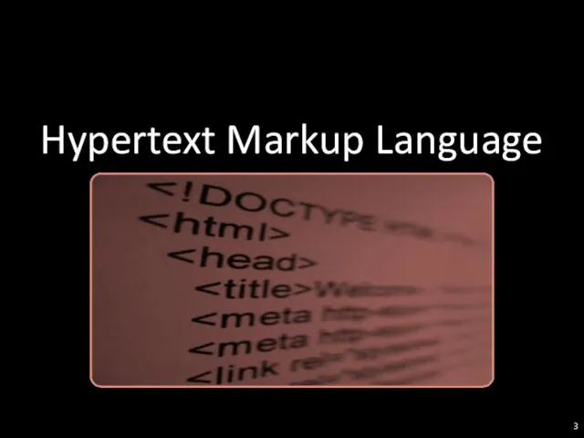 Hypertext Markup Language