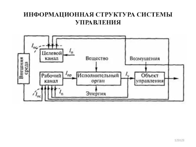 ИНФОРМАЦИОННАЯ СТРУКТУРА СИСТЕМЫ УПРАВЛЕНИЯ