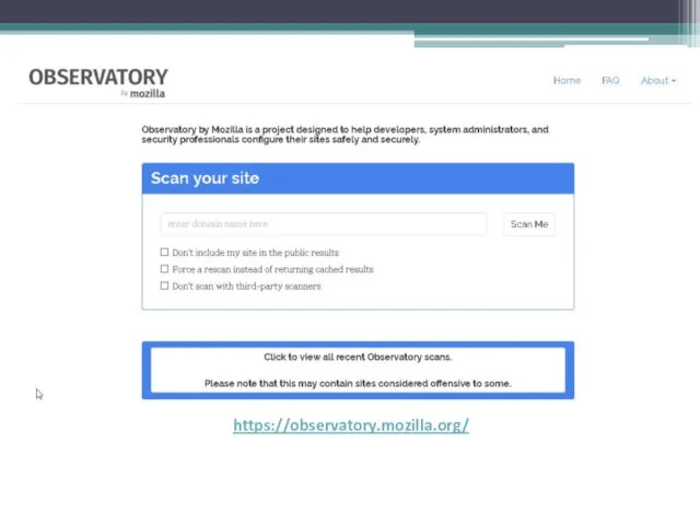 https://observatory.mozilla.org/