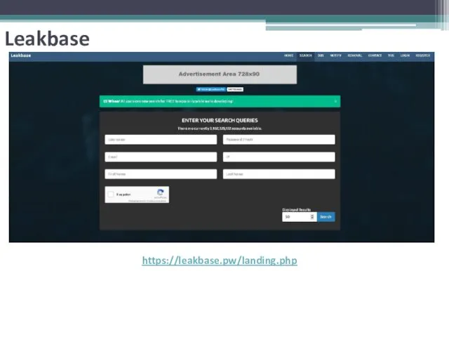 Leakbase https://leakbase.pw/landing.php