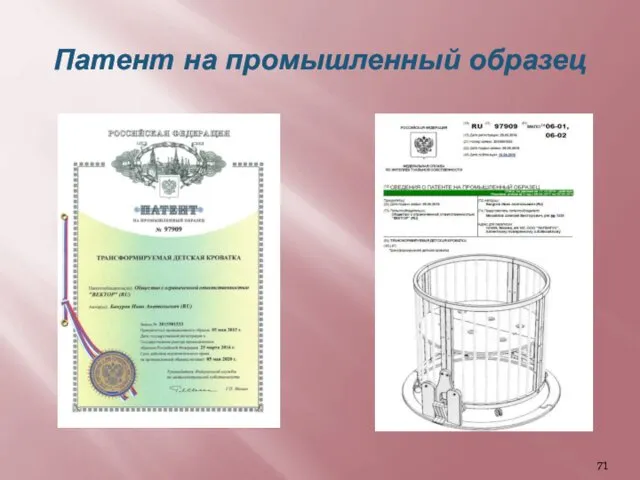 Патент на промышленный образец