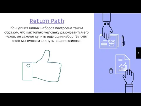 Return Path Концепция наших наборов построена таким образом, что как только