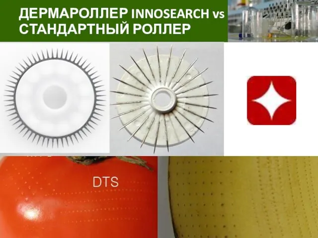 ДЕРМАРОЛЛЕР INNOSEARCH vs СТАНДАРТНЫЙ РОЛЛЕР