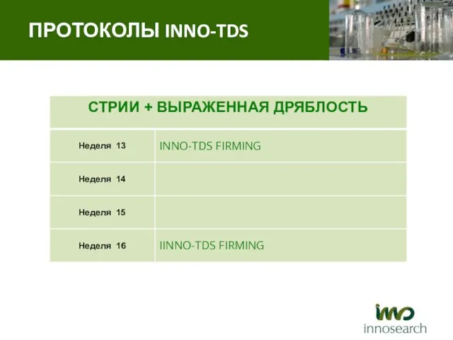 ПРОТОКОЛЫ INNO-TDS