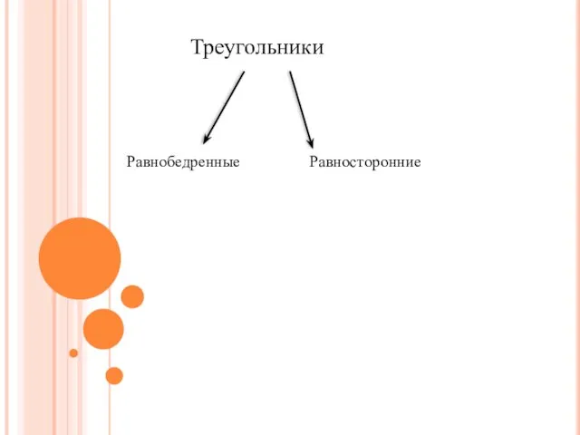 Треугольники Равнобедренные Равносторонние