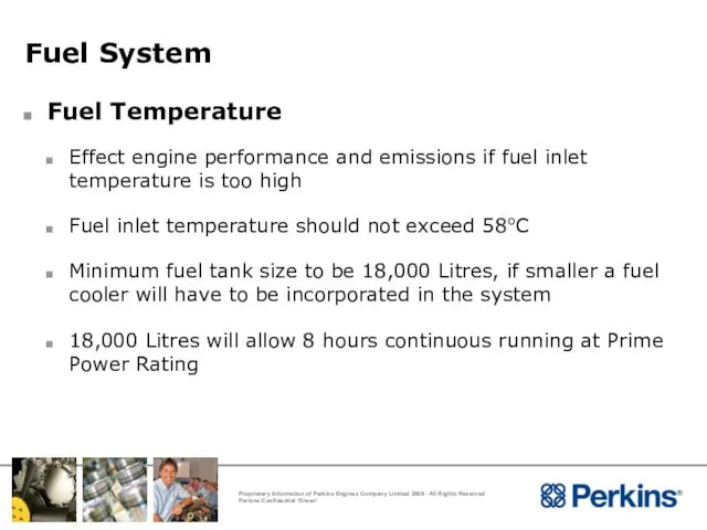 Fuel System Fuel Temperature Effect engine performance and emissions if fuel