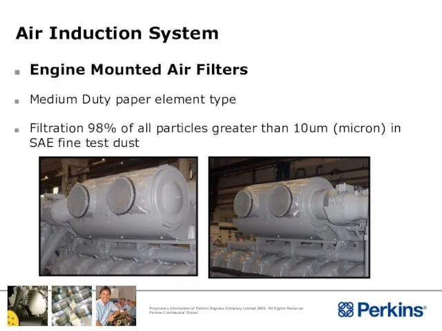 Air Induction System Engine Mounted Air Filters Medium Duty paper element