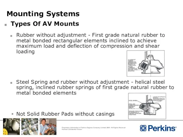 Mounting Systems Types Of AV Mounts Rubber without adjustment - First