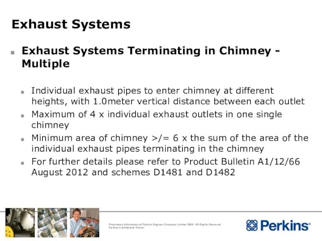 Exhaust Systems Exhaust Systems Terminating in Chimney - Multiple Individual exhaust