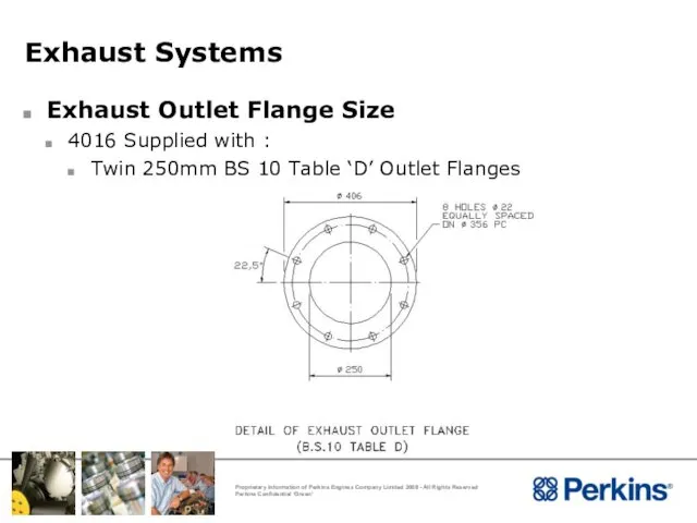 Exhaust Systems Exhaust Outlet Flange Size 4016 Supplied with : Twin