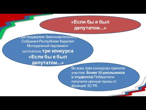 «Если бы я был депутатом...» При поддержке Законодательного Собрания Республики Карелия