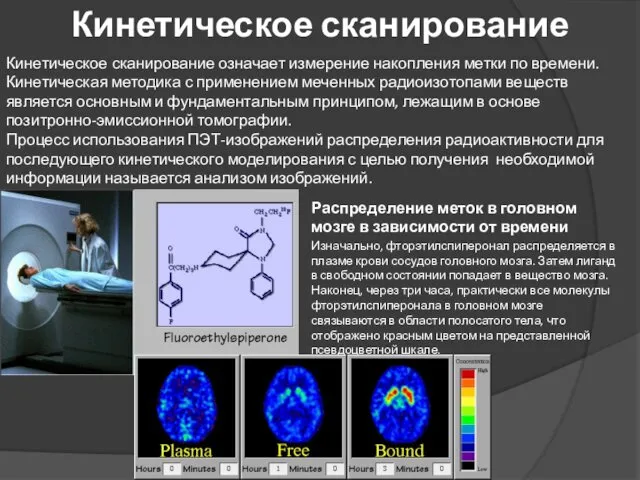 Кинетическое сканирование Кинетическое сканирование означает измерение накопления метки по времени. Кинетическая