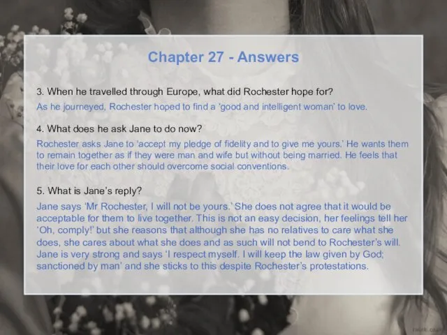 Chapter 27 - Answers 3. When he travelled through Europe, what