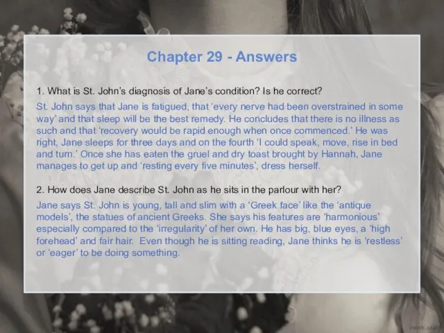 Chapter 29 - Answers 1. What is St. John’s diagnosis of