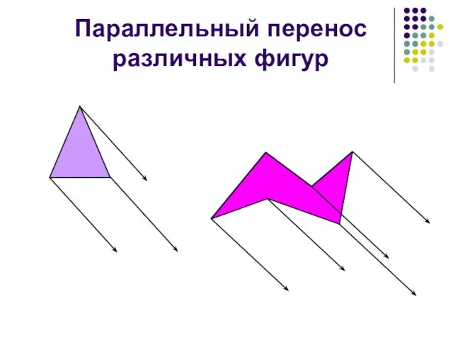 Параллельный перенос различных фигур