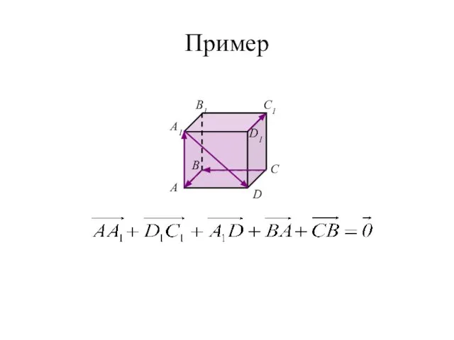 Пример C A B D A1 B1 C1 D1