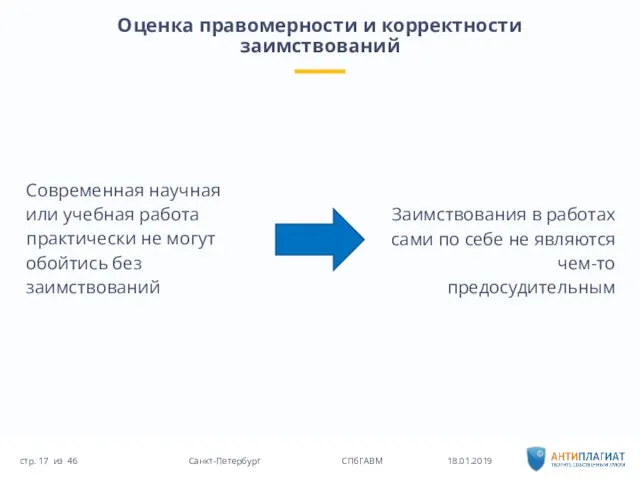 Современная научная или учебная работа практически не могут обойтись без заимствований