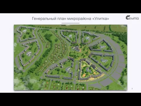 Генеральный план микрорайона «Улитка»