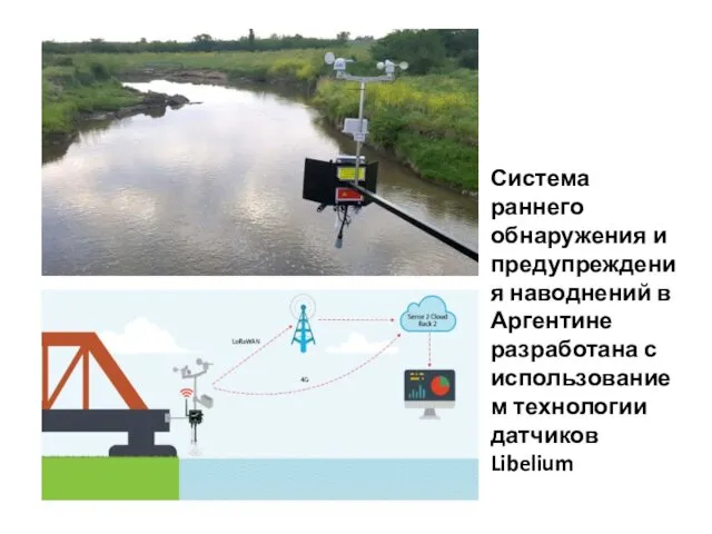 Система раннего обнаружения и предупреждения наводнений в Аргентине разработана с использованием технологии датчиков Libelium