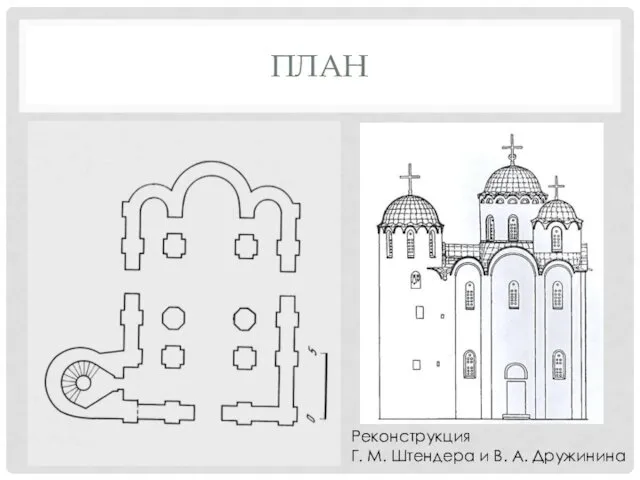 ПЛАН Реконструкция Г. М. Штендера и В. А. Дружинина