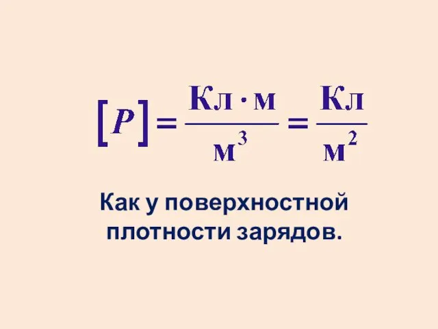 Как у поверхностной плотности зарядов.