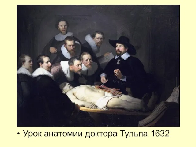 Урок анатомии доктора Тульпа 1632