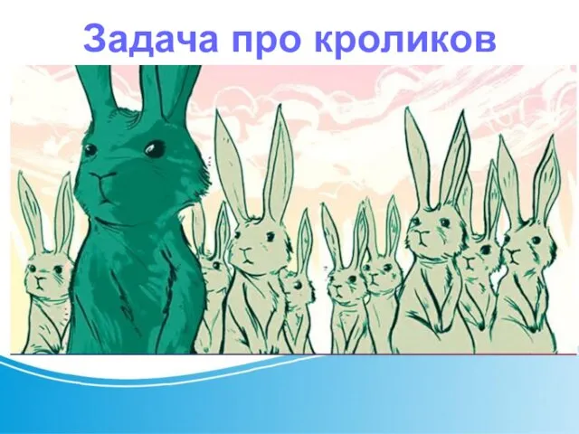 Условие: Есть пара новорождённых крольчат (самка и самец), отличающихся интересной особенностью