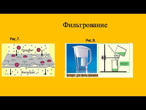 Фильтрование Рис.7. Рис.8.