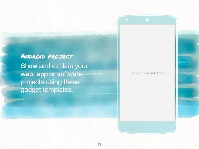 Android project Show and explain your web, app or software projects