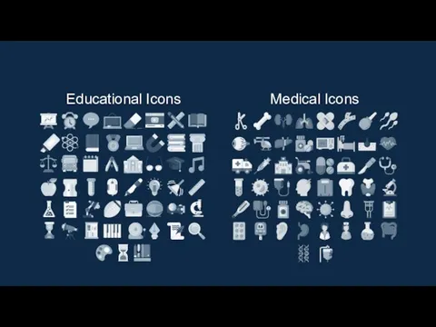 Educational Icons Medical Icons