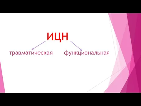 ИЦН травматическая функциональная