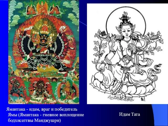 Ямантака - идам, враг и победитель Ямы (Ямантака - гневное воплощение бодхисаттвы Манджушри) Идам Тата
