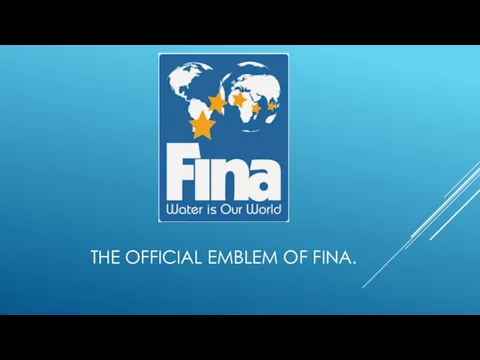 THE OFFICIAL EMBLEM OF FINA.