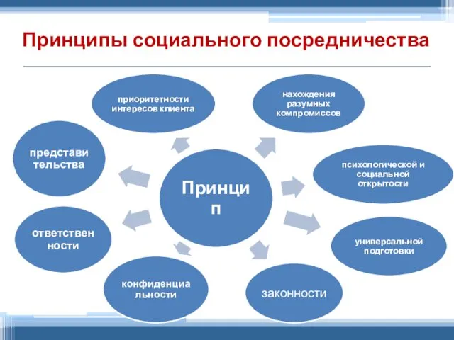 Принципы социального посредничества