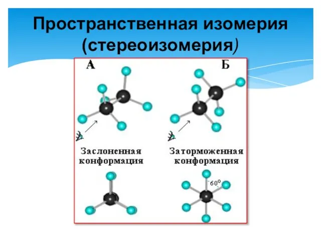 Пространственная изомерия (стереоизомерия)