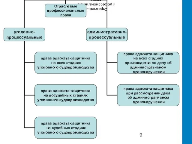 Отраслевые профессиональные права